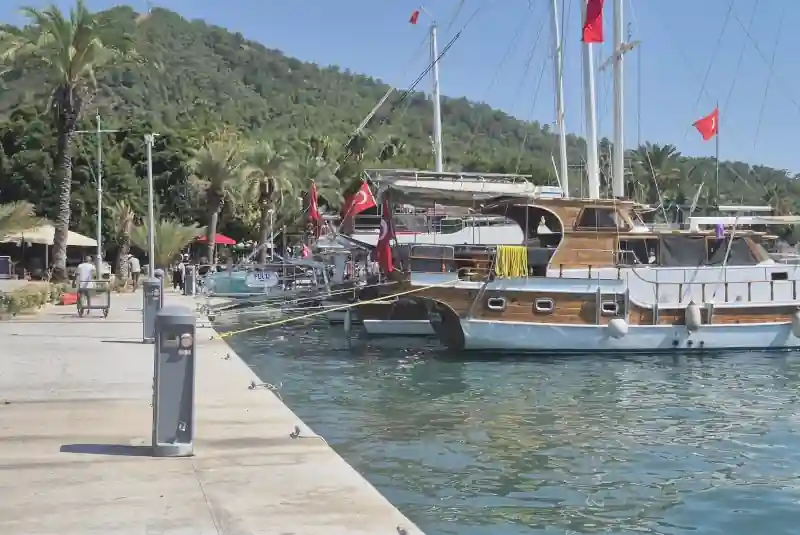 Die Marina in Göcek / Türkei